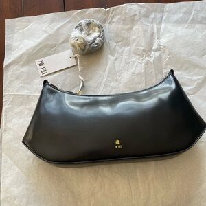 JW PEI Vegan Leather Shoulder Bag with Gold Hardware